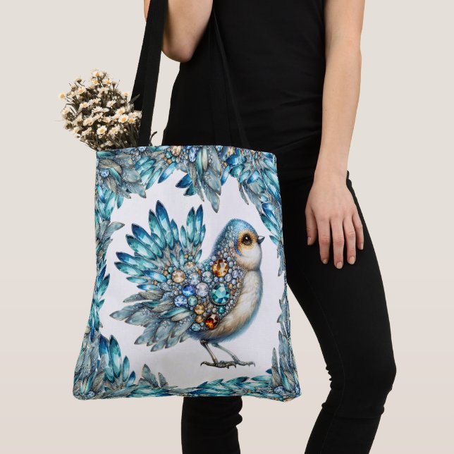 Tote Bag Voir Retour - Oiseau Précieux qui BrilleSac à main (De près)