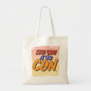 Tote Bag Voir Vous Sur Con Comic Theme Cartoon Slogan