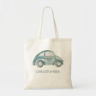 Tote Bag Voiture Buggy Vintage Retro Watercolor