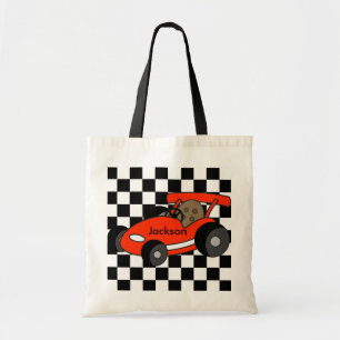 Tote Bag Voiture de course rouge Fourre-tout