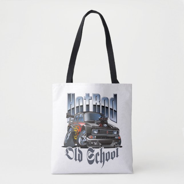 Tote Bag Voiture de dessin (Devant)
