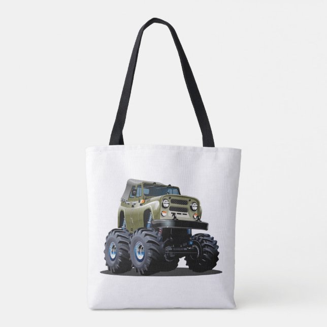 Tote Bag Voiture de dessin (Dos)