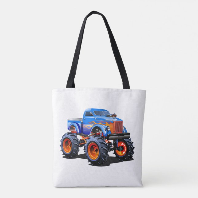 Tote Bag Voiture de dessin (Dos)