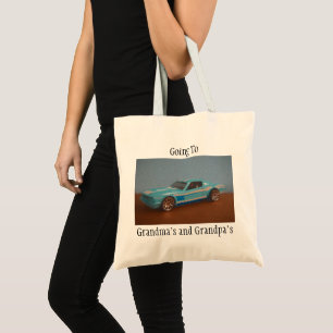 Tote Bag Voiture de jouet de mustang