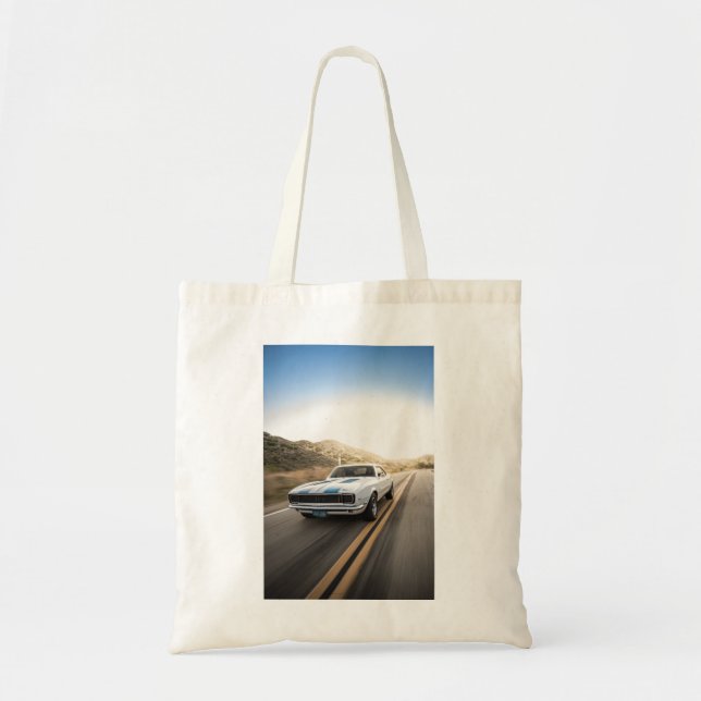 Tote Bag Voiture musculaire rapide (Devant)