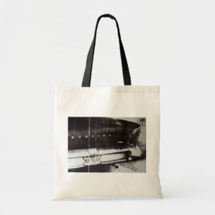 Tote Bag Voiture noire et blanche