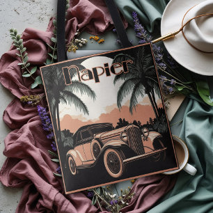 Tote Bag Voiture vintage de l'ère Art Déco Napier