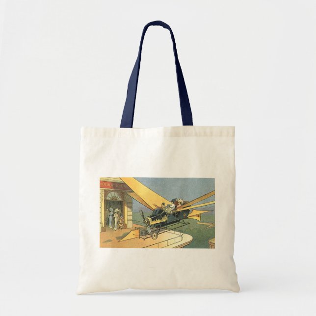 Tote Bag Voiturée décapotable Steampunk de science-fiction  (Devant)