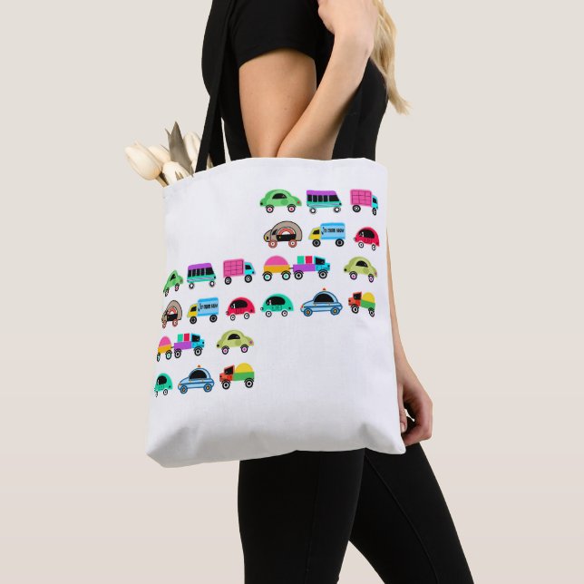 Tote Bag Voitures amusantes (De près)