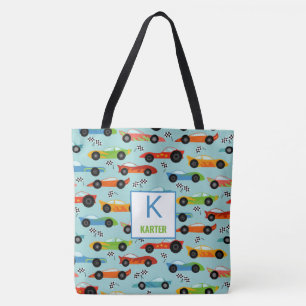 Tote Bag Voitures de course cool Enfants personnalisés