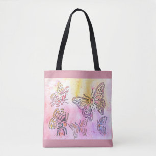 Tote Bag Vol à pois
