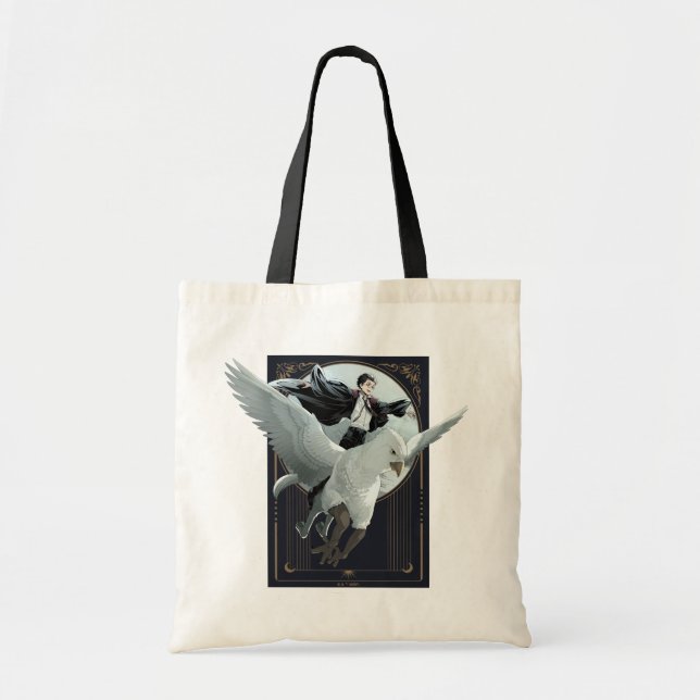 Tote Bag Vol Anime HARRY POTTER™ avec Buckbeak (Devant)