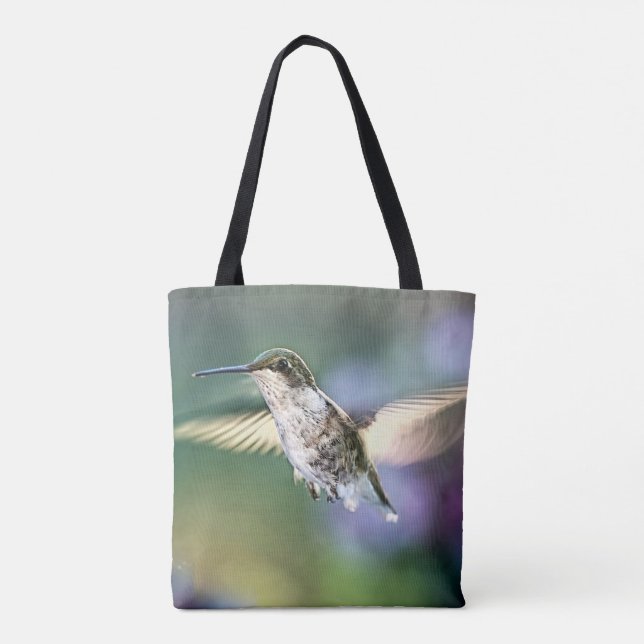 Tote Bag Vol de colibri (Dos)