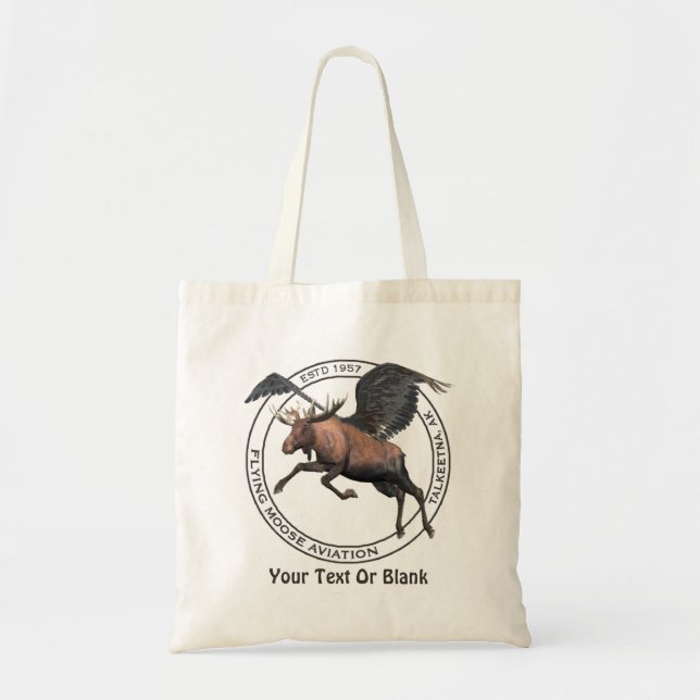 Tote Bag Vol de Moose Aviation (Devant)