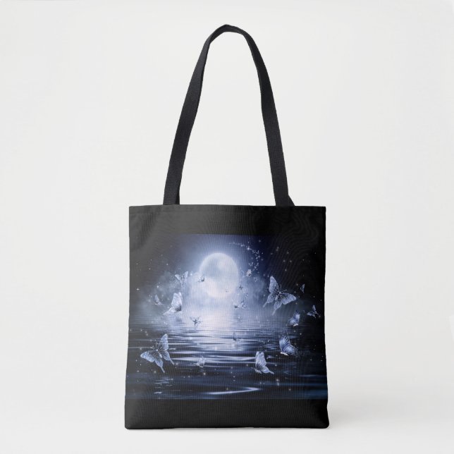 Tote Bag Vol de nuit de papillons (Devant)