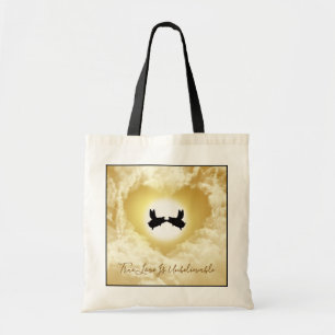 Tote Bag Voler Des Cochons Embrasser Un Amour Véritable Est