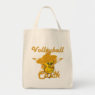 Tote Bag Volleyball Chick #10
