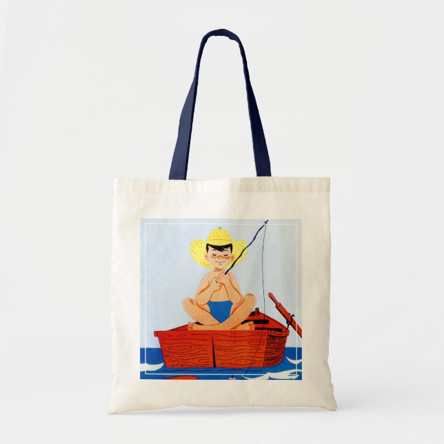 Tote Bag Vont les poissons (Devant)