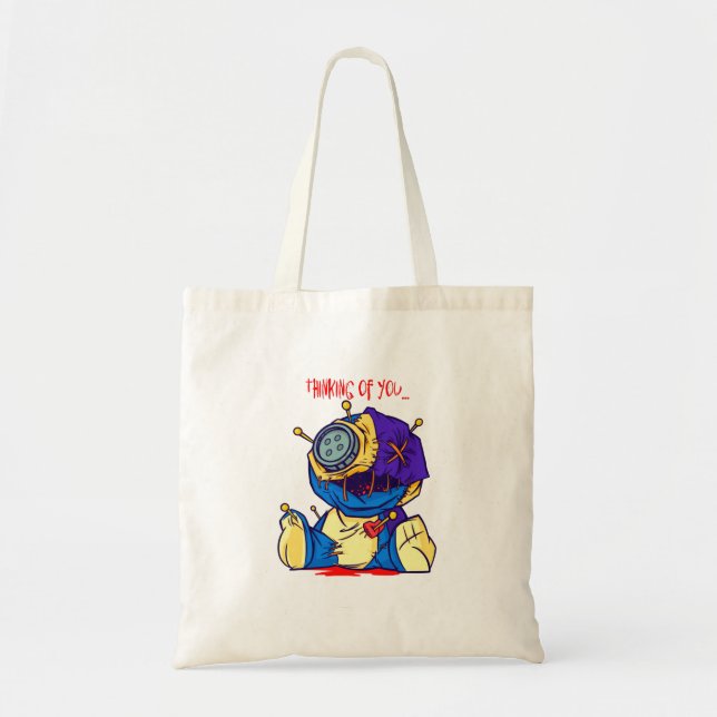 Tote Bag Voodoo Doll - THINKING OF YOU (Devant)
