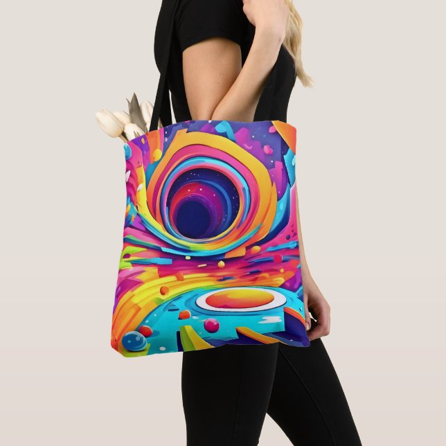 Tote Bag Vortex cosmique dans un voyage dynamique (De près)