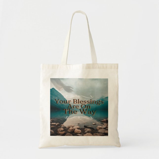 Tote Bag Vos Bénédictions Sont Sur Le Chemin (Devant)