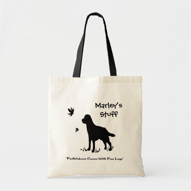 Tote Bag Vos Chiens Personnalisés Double Côté (Devant)