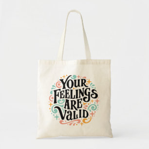 Tote Bag Vos sentiments sont un soutien valide en santé men