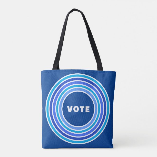 Tote Bag Vote Fourre-tout MultiBlue (bleu) (Dos)