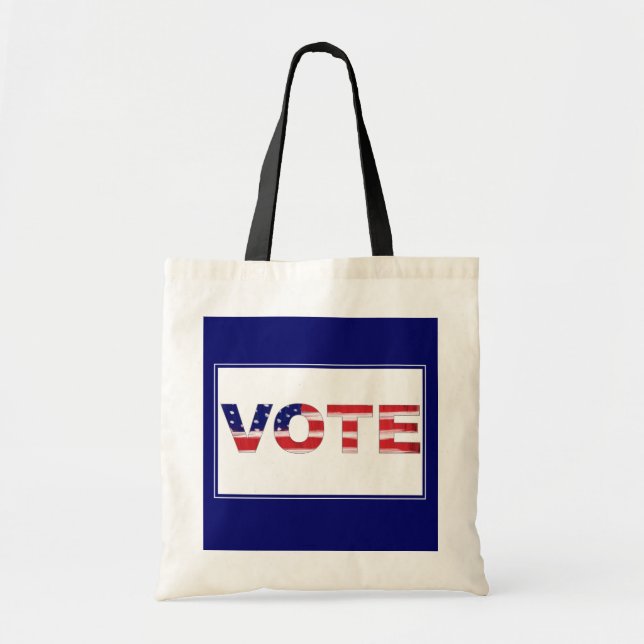 Tote Bag Vote Rouge/Bleu (Devant)