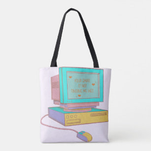 Tote Bag Votre e-mail ne me trouve pas bien drôle Rétro