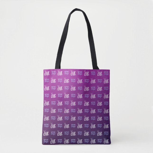 Tote Bag Votre logo | 2 Images téléchargées ou logos profes (Devant)