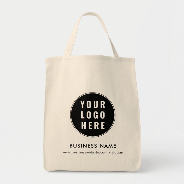 Tote Bag Votre logo d'entreprise Minimaliste Société Promot (Devant)