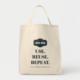 Tote Bag Votre logo d'entreprise Slogan et nom d'entreprise