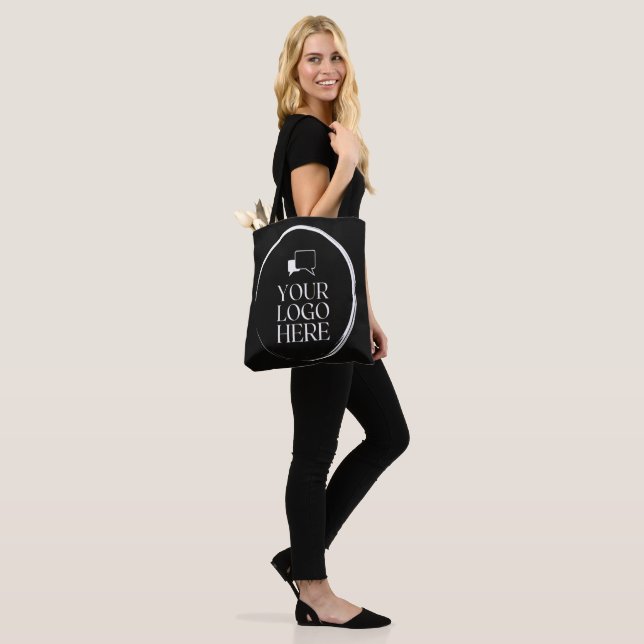 Tote Bag Votre logo ici moderne (Sur le modèle)