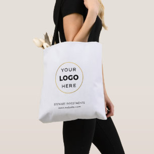 Tote Bag Votre logo personnalisé Business White