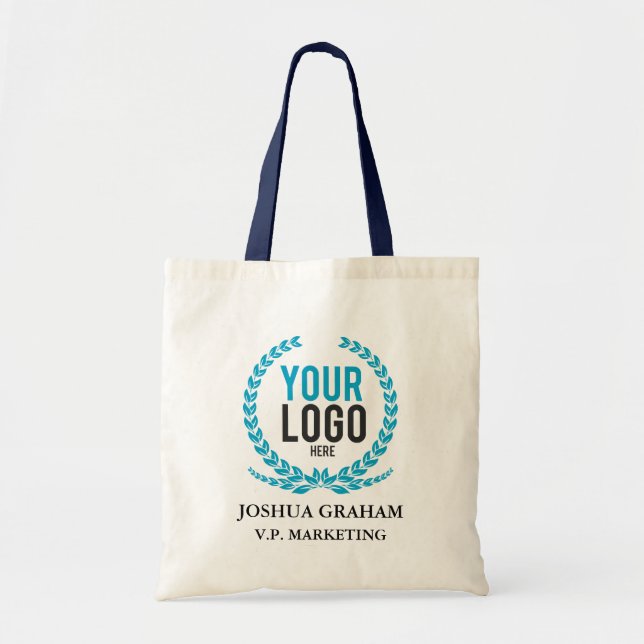 Tote Bag Votre logo professionnel| Titre du travail Employé (Devant)