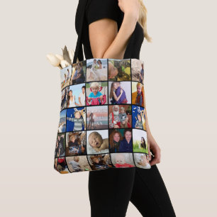 Tote Bag Votre Motif Photo Collage