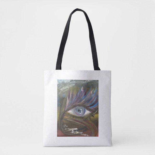 Tote Bag Votre œil est le miroir de votre âme (Devant)