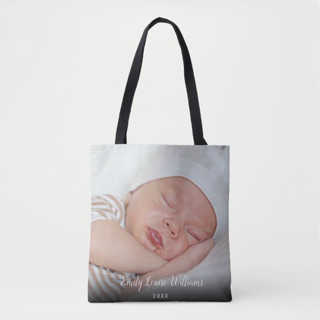 Tote Bag Votre photo de bébé préférée (Devant)