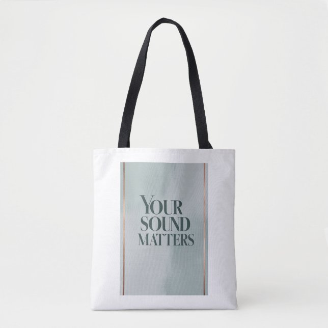 Tote Bag Votre son compte option 3 (Devant)