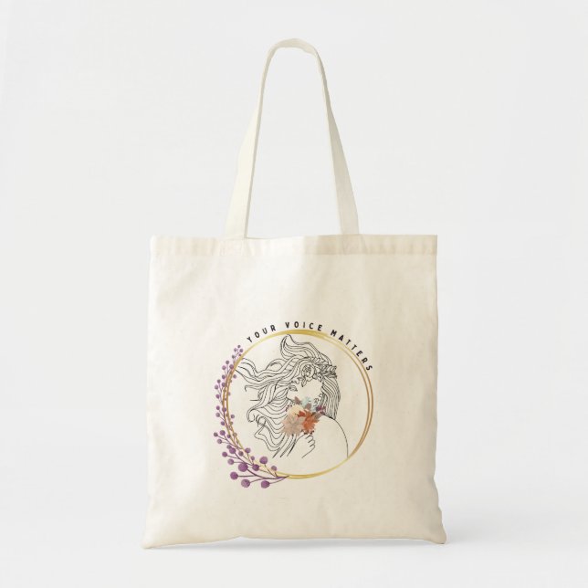 Tote Bag Votre voix compte (Devant)