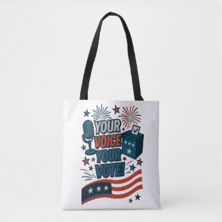 Tote Bag Votre Voix Votre Vote Élection Patriotique