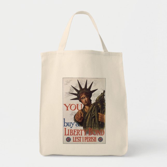 Tote Bag Vous achetez une obligation de la Liberté de peur  (Devant)