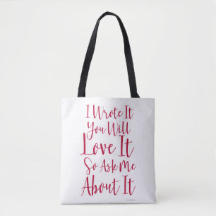 Tote Bag Vous Aimerez Ce Livre Auteur Slogan 