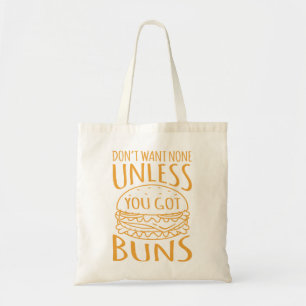 Tote Bag Vous Avez Buns Cheeseburger Hamburger Burger Food 