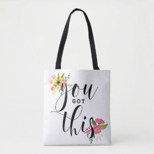 Tote Bag Vous Avez Cette Citation De Calligraphie Moderne F
