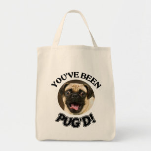 TOTE BAG VOUS AVEZ ÉTÉ PUG'D - CARLIN DRÔLE FOURRE-TOUT