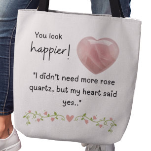 Tote Bag Vous avez l'air plus heureux ! Je n'avais pas beso