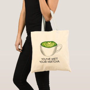 Tote Bag Vous avez rencontré votre Match Matcha Green Tea L