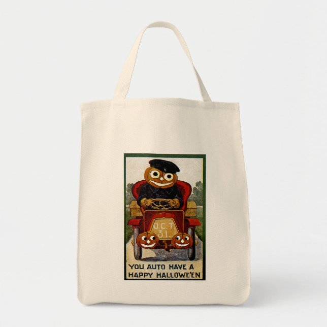 Tote Bag Vous avez un Halloween heureux (Devant)